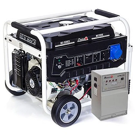 Генератор бензиновий 5,5 кВт Matari MX7000EА-ATS відкритого типу