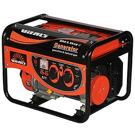 Бензиновый генератор 3 кВт Vitals ERS 2.8bng открытого типа