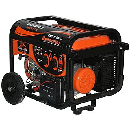 Генератор бензиновый 6,5 кВт Vitals EST 5.8b открытого типа