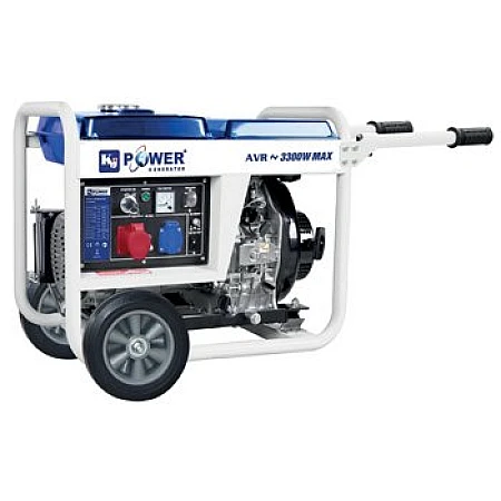 Дизель генератор 3,5 кВт KJ POWER KJ4500E3 відкритий