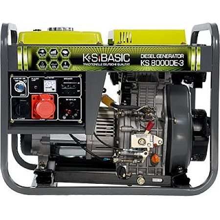 Генератор дизельний 6 кВт Könner&Söhnen KS 8000DE-3 відкритого типу