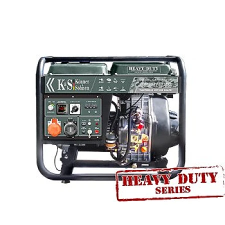 Дизельний генератор 6,8 кВт Könner & Söhnen KS 9000HDE-1/3 ATSR відкритого типу
