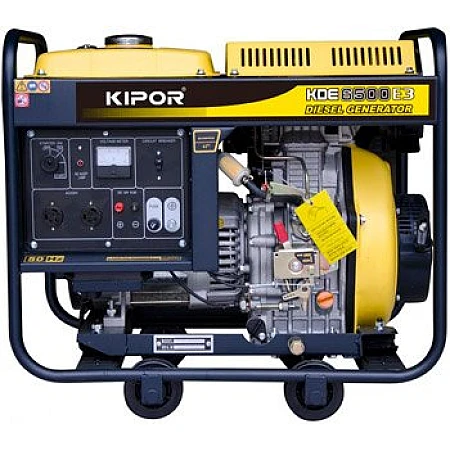 Дизельний генератор 5 кВт KIPOR KDE6500E3 відкритого типу