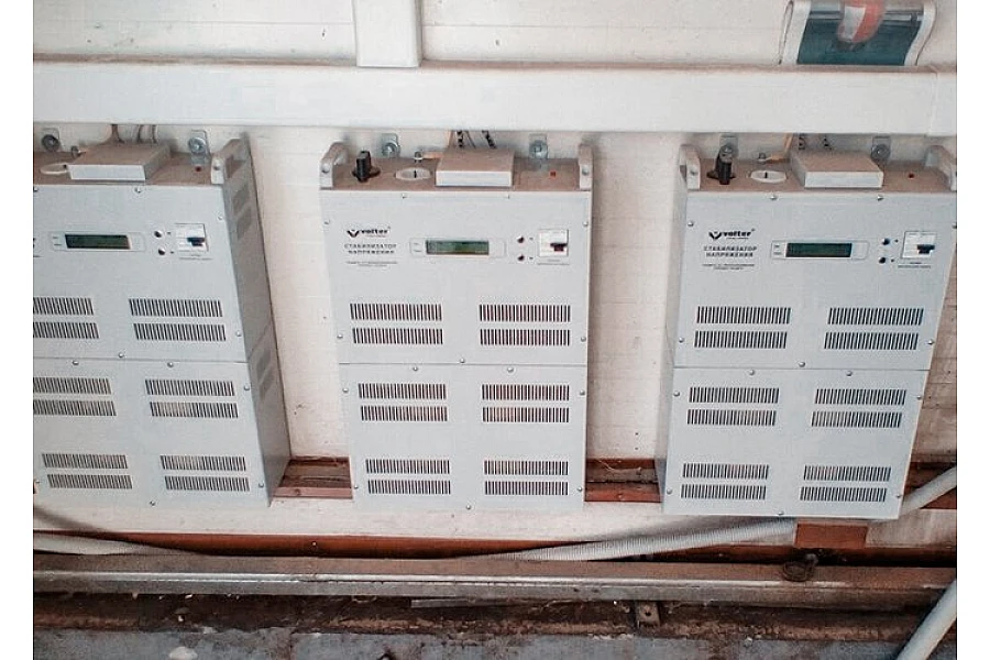 Стабилизаторы напряжения 54 кВт торговой марки VOLTER
