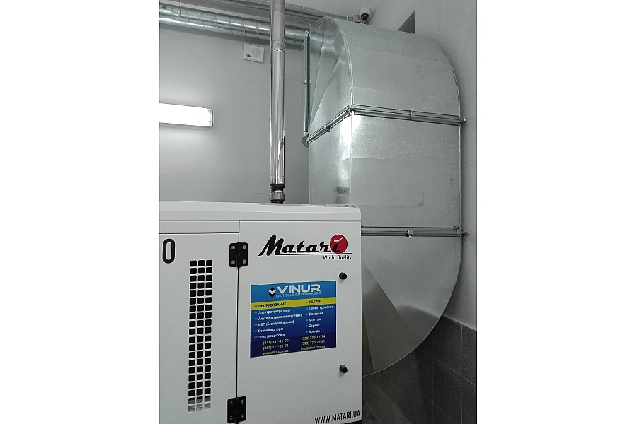 Резервний дизель генератор 50 кВт Matari MC50 для банку