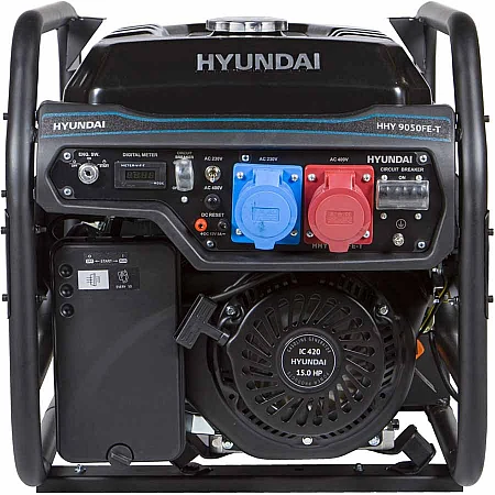 Бензиновий генератор Hyundai HHY 9050FE-T  - фото 2