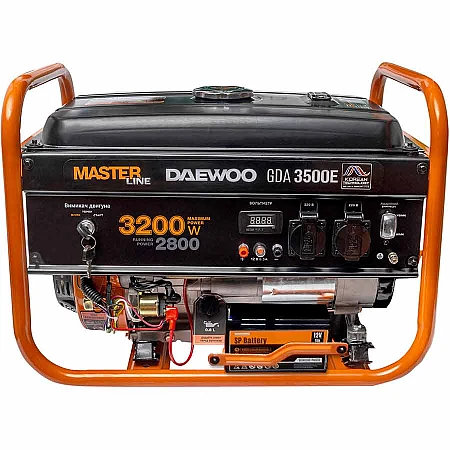 Бензиновий генератор Daewoo GDA 3500E - фото 2