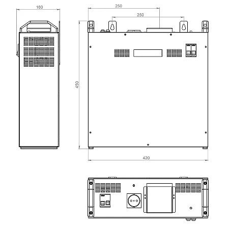 Стабілізатор напруги VOLTER СНПТТ- 42 пттм (3х14) - фото 4