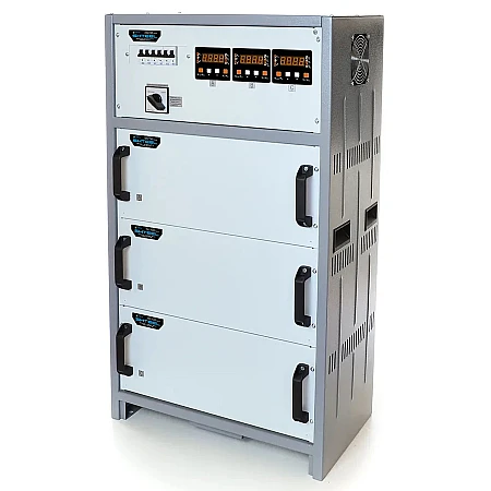 Стабілізатор напруги Reta ННСТ-3х22 кВт SHTEEL 100А (На силовых ключах SEMIKRON, INFINEON) - фото 3