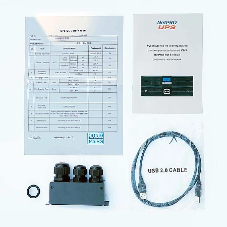Джерело безперебійного живлення NetPRO UPS 11 RM 10KL (192-288V) - фото 2