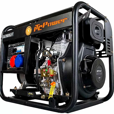 Електрогенератор дизельний ITC Power DG7800LET 6 кВт - фото 4