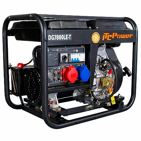 Електрогенератор дизельний ITC Power DG7800LET 6 кВт