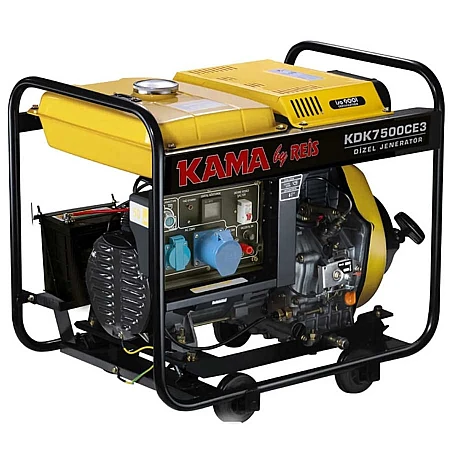 Дизельний генератор KAMA KDK7500CE3 - фото 2