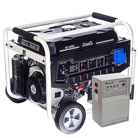 Електростанція бензинова 8 кВт Matari MX10800EA-ATS відкритого типу - фото 2