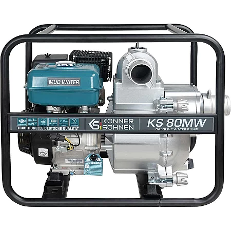 Мотопомпа для сильно загрязненной воды Könner&Söhnen KS 80MW - фото 3