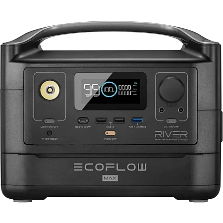 Зарядна станція EcoFlow RIVER Max (576 Вт·год / 600 Вт)