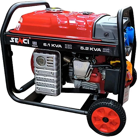 Бензиновий генератор Senci SC7800E - фото 3