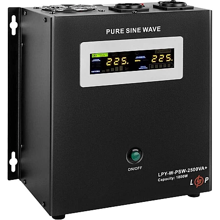 Джерело безперебійного живлення LogicPower LPY-W-PSW-2500VA+(1800Вт)10A/20A - фото 3