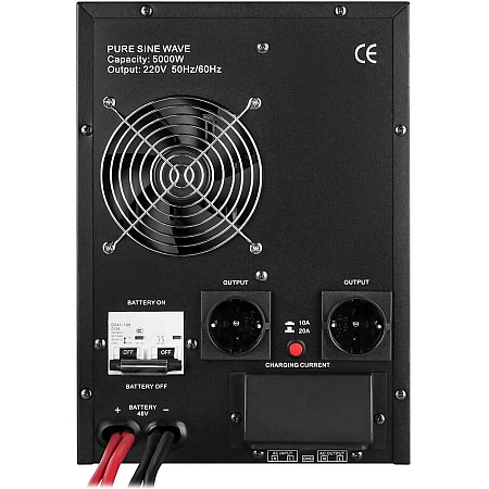 Джерело безперебійного живлення LogicPower LPY-B-PSW-7000VA+(5000Вт)10A/20A - фото 4