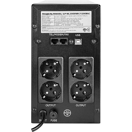 Джерело безперебійного живлення LogicPower LP-UL2000VA (1200Вт) - фото 5