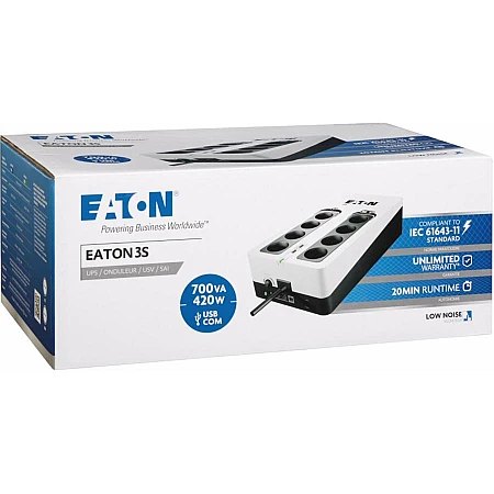 Джерело безперебійного живлення Eaton 3S 700 DIN - фото 5