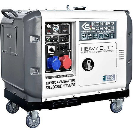 Дизельний генератор Könner & Söhnen KS 9302DE-1/3 ATSR - фото 3