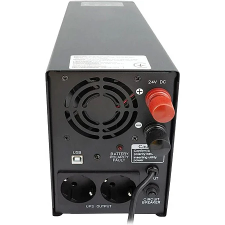 Джерело безперебійного живлення Powercom INF-1500 1050 Вт 2 х EURO Schuko - фото 4