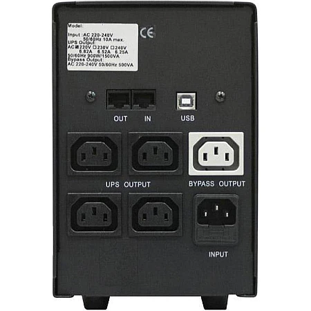 Источник бесперебойного питания Powercom BNT-2000AP 1200Вт 5 х IEC - фото 2