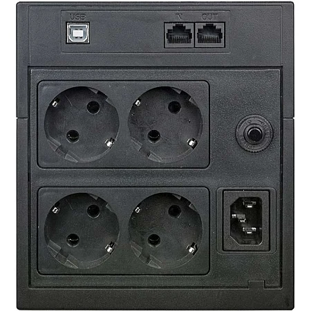 Джерело безперебійного живлення Powercom RPT-1500AP 900 Вт 4 х EURO Schuko - фото 2
