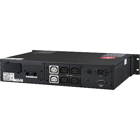 Джерело безперебійного живлення Powercom KIN-1500AP RM (2U) 1200 Вт 6 х IEC - фото 4