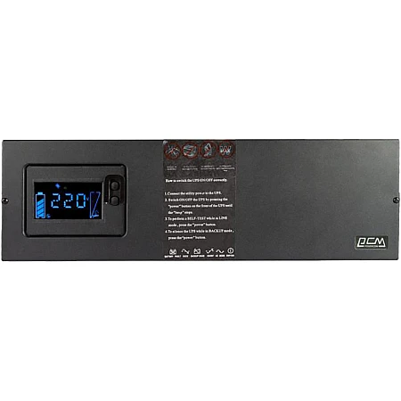 Источник бесперебойного питания Powercom KIN-3000AP RM (3U) 2400 Вт 8 х IEC - фото 2