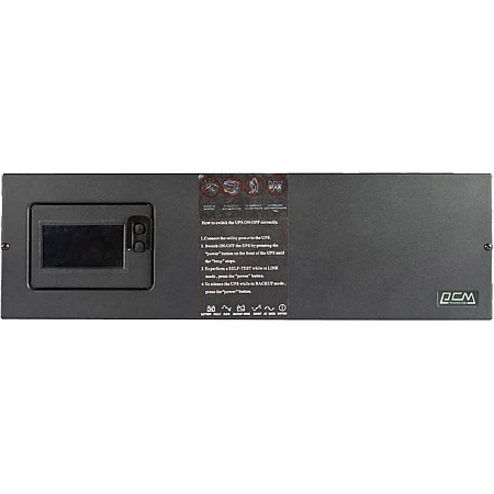 Источник бесперебойного питания Powercom KIN-3000AP RM (3U) 2400 Вт 8 х IEC - фото 3