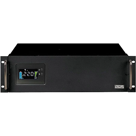 Источник бесперебойного питания Powercom KIN-3000AP RM (3U) 2400 Вт 8 х IEC