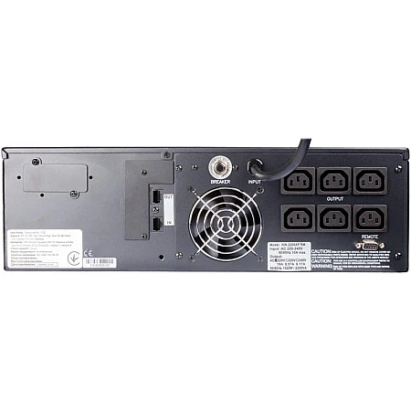 Джерело безперебійного живлення Powercom KIN-2200AP RM 1760 Вт 8 х IEC - фото 2