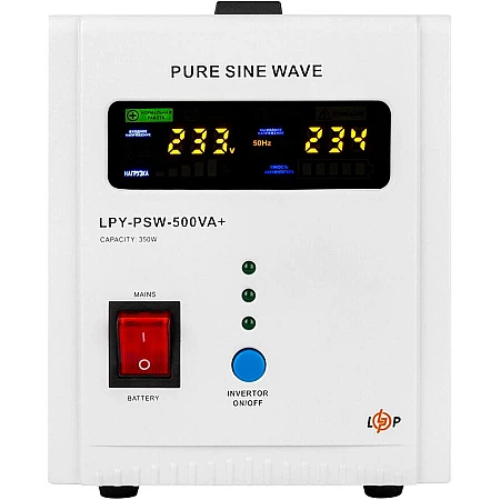 Джерело безперебійного живлення LogicPower 12V LPY-PSW-500VA+ (350Вт) 5A/10A