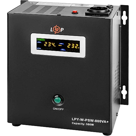 Джерело безперебійного живлення LogicPower 12V LPY-W-PSW-800VA+(560Вт)5A/15A - фото 3