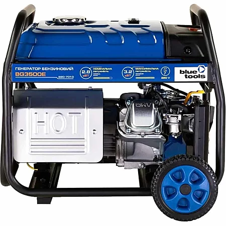 Бензиновий генератор BLUETOOLS BG3500E - фото 4