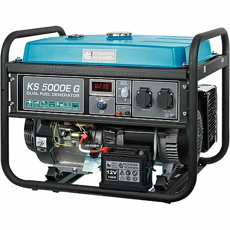Газобензиновый генератор Könner & Söhnen KS 5000E G - фото 2