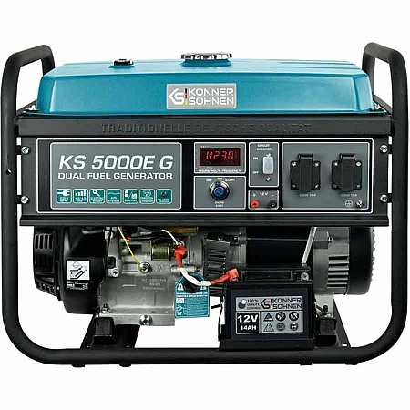 Газобензиновый генератор Könner & Söhnen KS 5000E G - фото 3