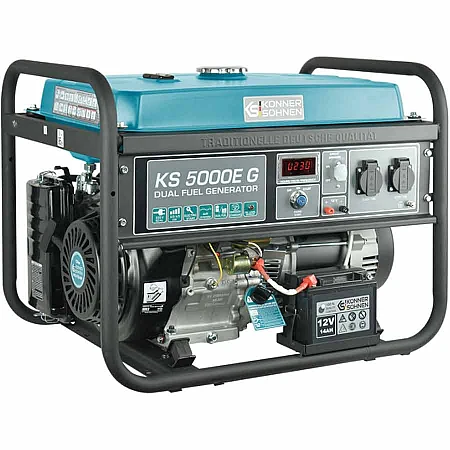 Газобензиновый генератор Könner & Söhnen KS 5000E G - фото 5