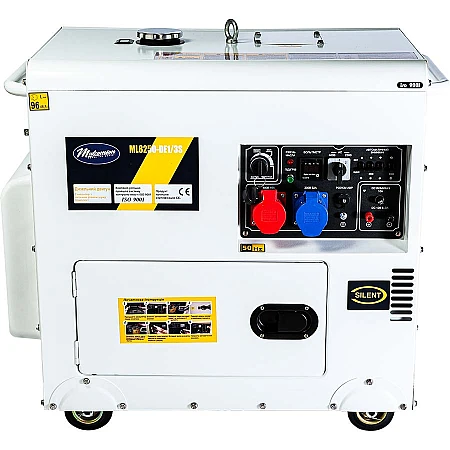 Дизельний генератор Malcomson ML8250-DE1/3S у кожусі
