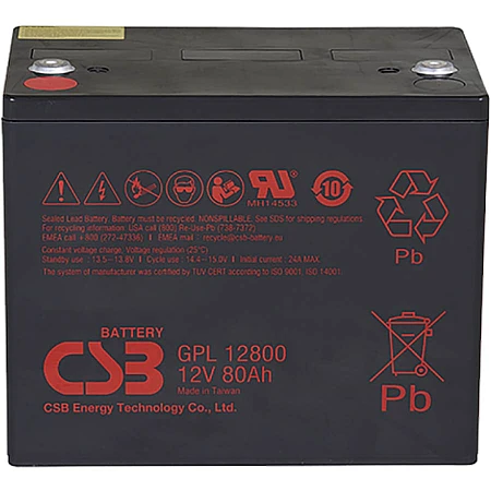 Акумуляторна батарея CSB GPL12800 12V 80Ah