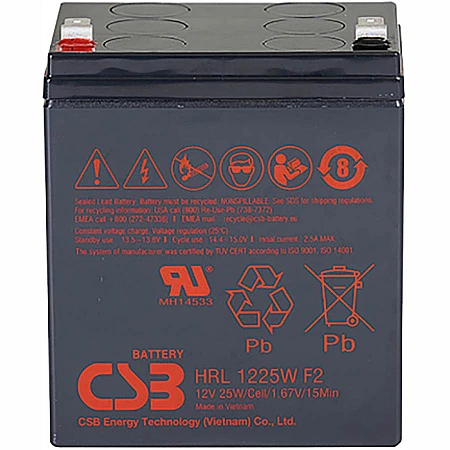 Акумуляторна батарея CSB HRL1225WF2 12V 5.8Ah