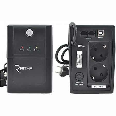 Источник бесперебойного питания Ritar RTP850L-U 510W Proxima-L - фото 3