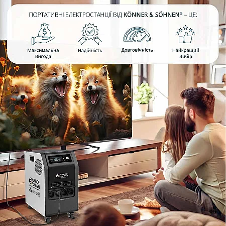 Зарядна станція Könner&Söhnen KS 3000PS (3200 Вт·год / 3000 Вт) - фото 19