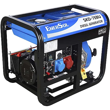 Дизельний генератор EnerSol SKD-7EBU - фото 2