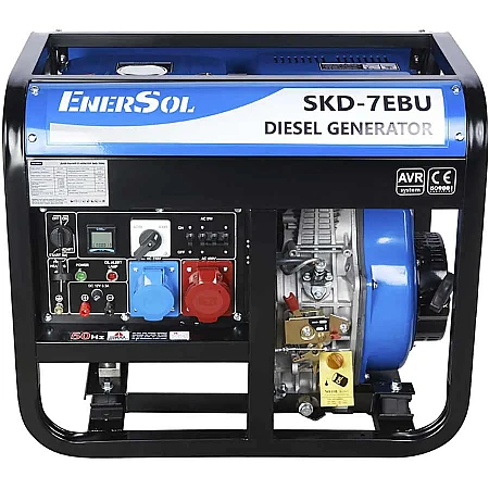 Дизельний генератор EnerSol SKD-7EBU