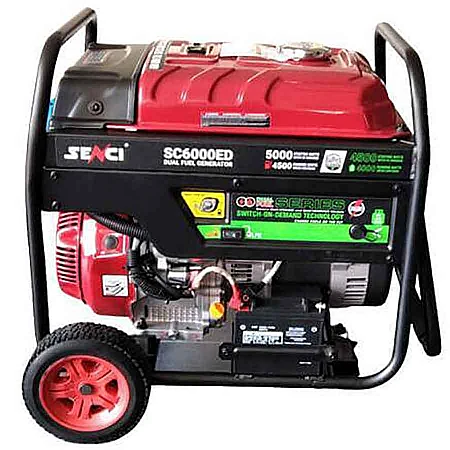 Бензиновий генератор Senci SC6000ED - фото 2