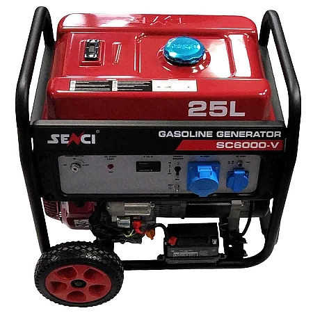 Бензиновий генератор Senci SC6000-V - фото 3