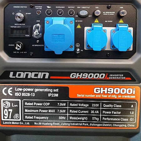 Інверторний генератор Loncin GH9000i - фото 6
